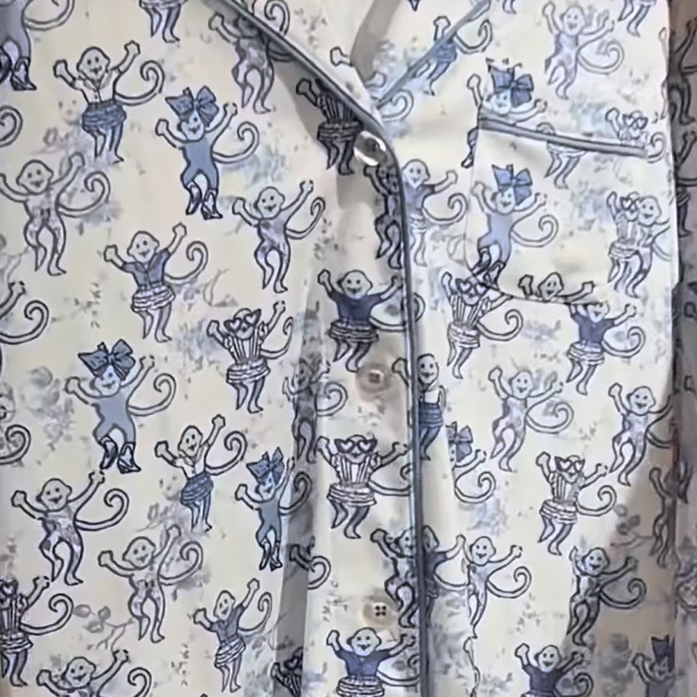 Roller Rabbit Summer x Love Shack Fancy Pastiche De Monkey Polo Pajama